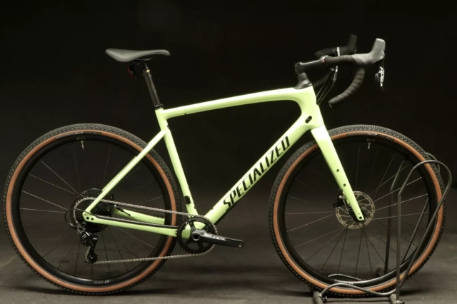 USED - 2022 Specialized Diverge Sport Carbon Bike 58cm Apex 1x11s Gloss Limestone Demo