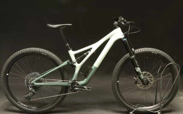 USED - 2021 Specialized Stumpjumper Expert FSR Carbon Bike S3 (M) 29" Gloss Spruce Demo