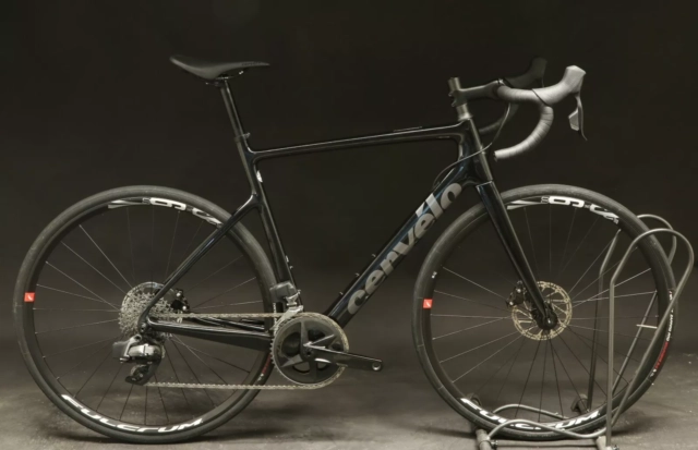 2022 Cervelo Caledonia Rival AXS 12s Carbon Bike 56cm Metallic Black Demo Model
