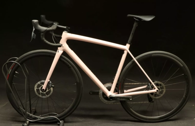 USED - 2021 Specialized Aethos Pro SRAM Force eTap AXS 12s Bike 56cm Blush Pink Demo - Image 2