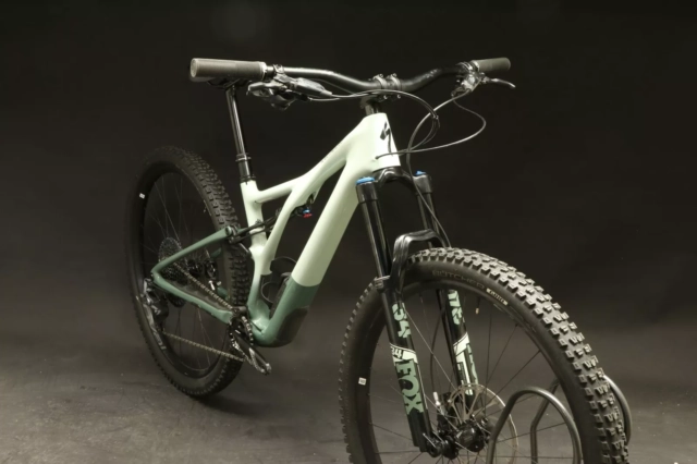 USED - 2021 Specialized Stumpjumper Expert FSR Carbon Bike S3 (M) 29" Gloss Spruce Demo - Image 2