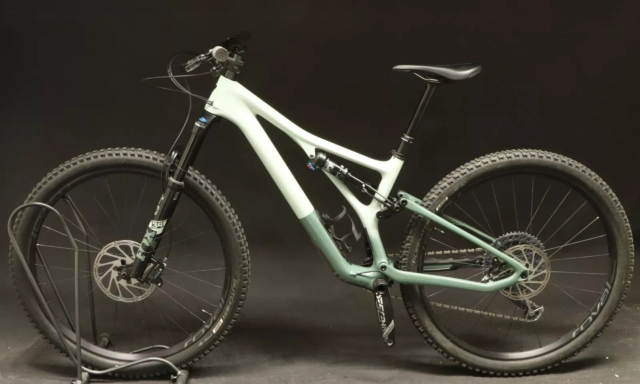 USED - 2021 Specialized Stumpjumper Expert FSR Carbon Bike S3 (M) 29" Gloss Spruce Demo - Image 3